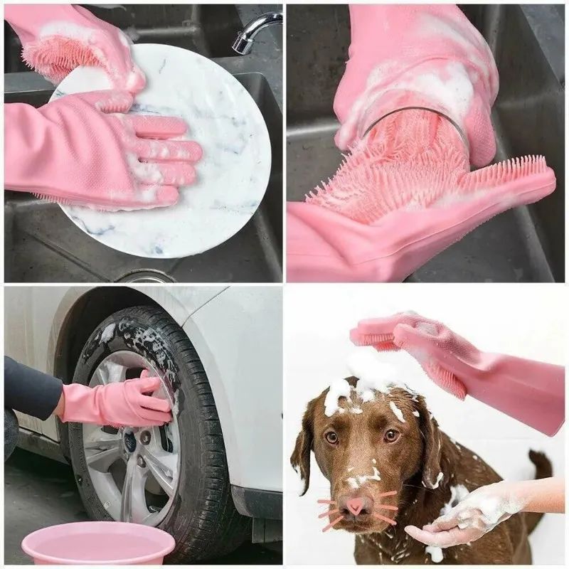 Washing Gloves Silicone Waterproof Mode Mania Store