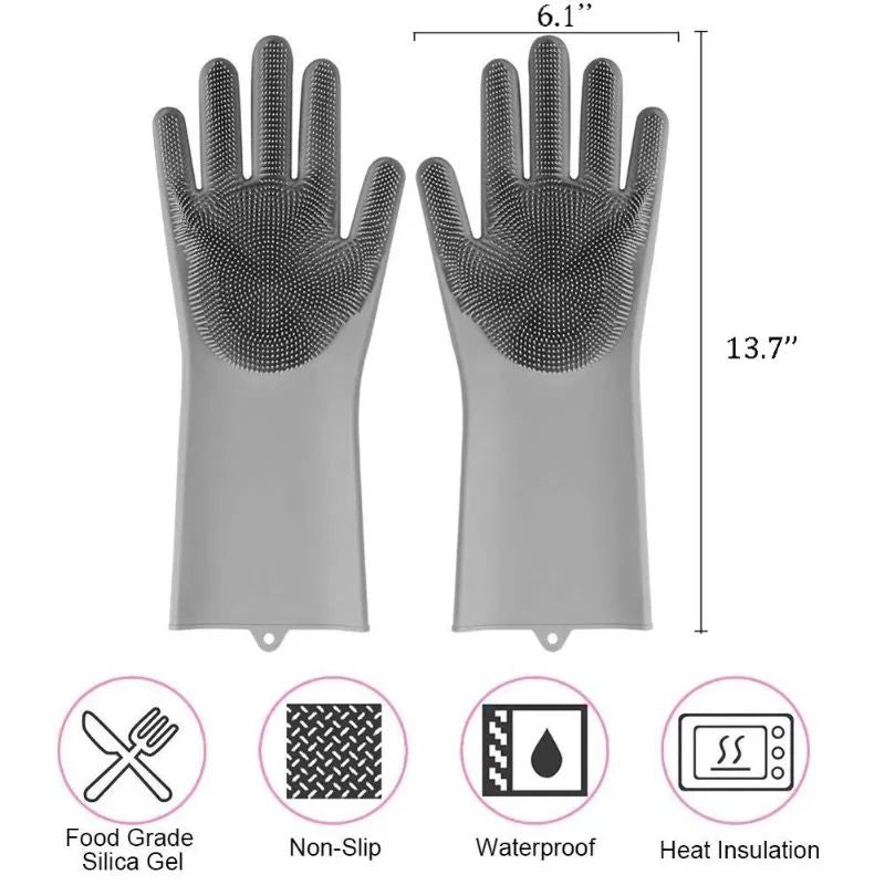 Washing Gloves Silicone Waterproof Mode Mania Store